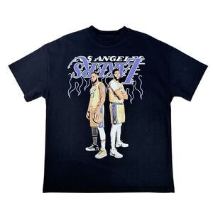 Jaae Editz Los Angeles Lakers NBA Champions 2020 T-Shirt Oversized Medium LeBron